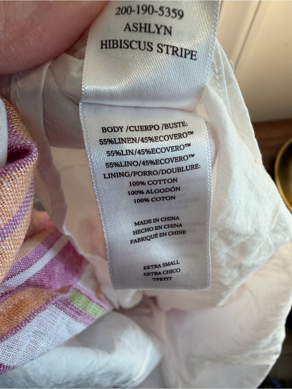 Rails Striped Midi Dress in Pink, Orange and Cream - Picture 5 of 5